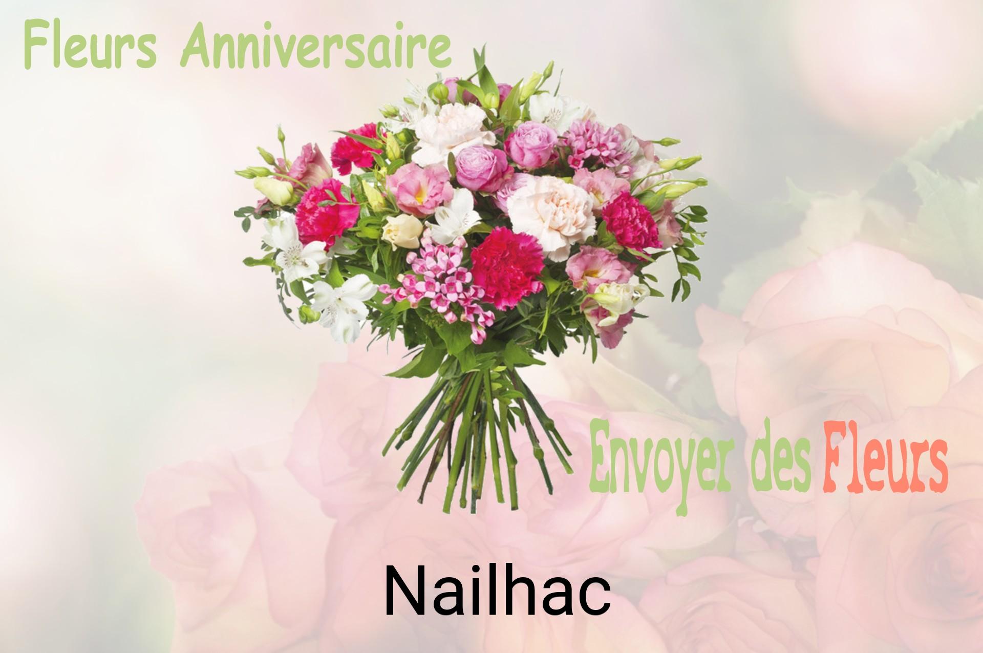 Bouquet de fleurs d’anniversaire livré à Nailhac